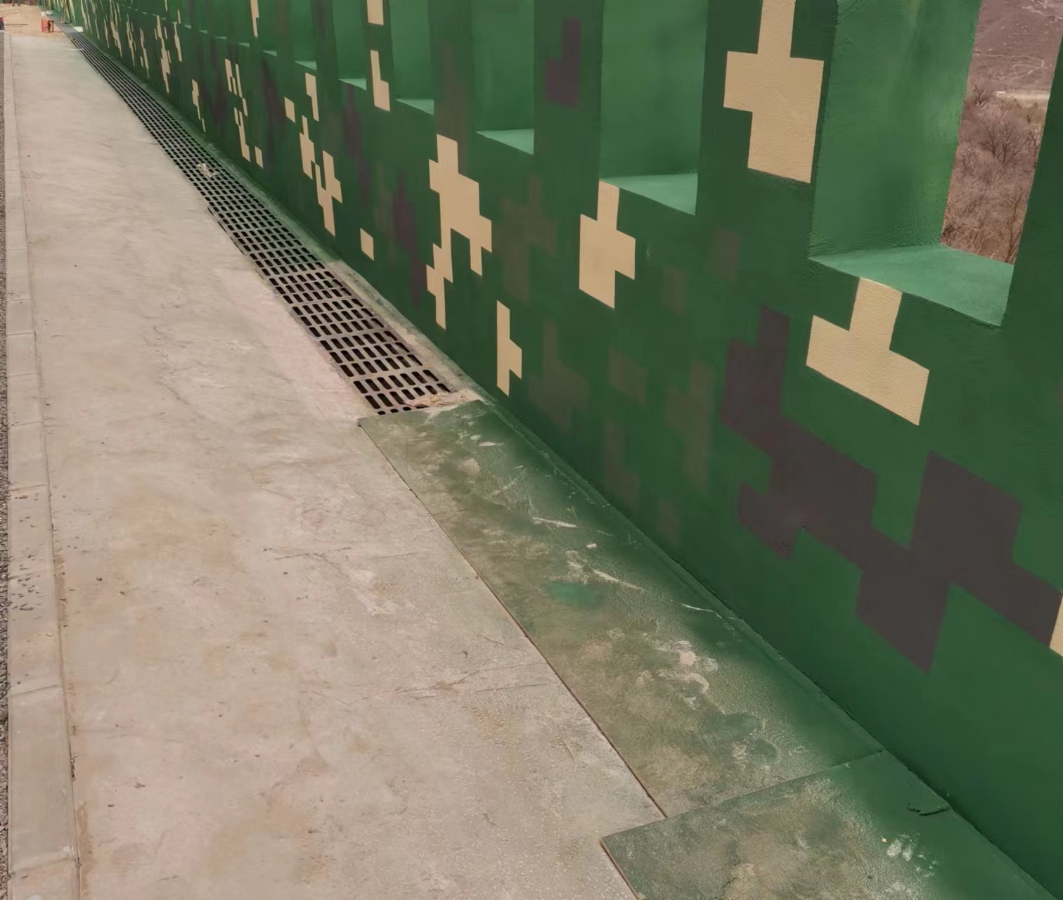 长宁围墙迷彩喷涂,数迷彩漆