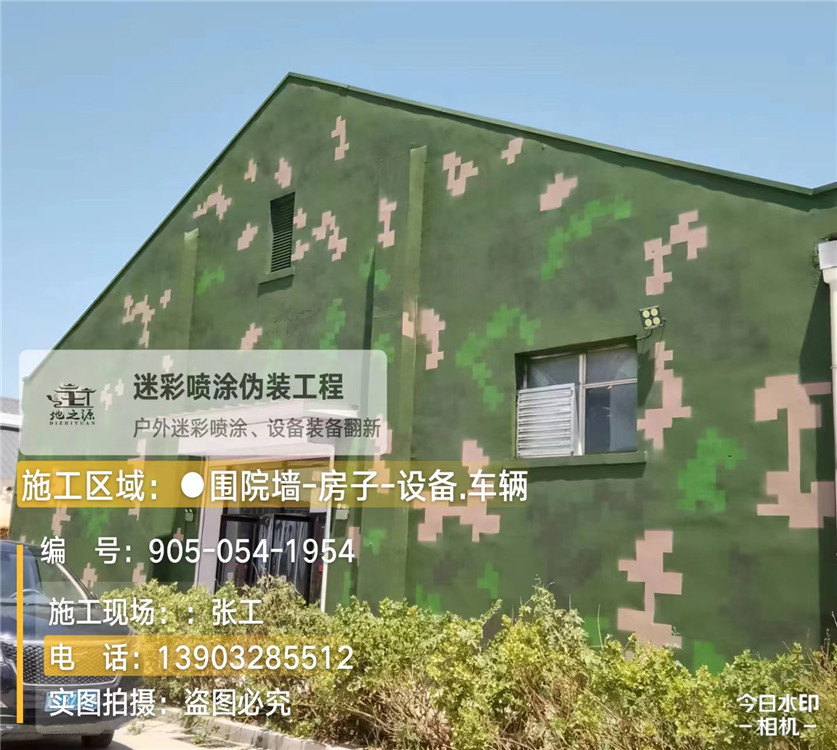 长宁外墙数码迷彩漆施工报价清单（100㎡标准墙面测算）